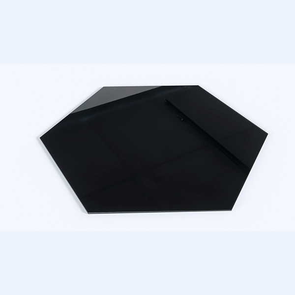 Hexágono negro  / Diámetro 140 cm